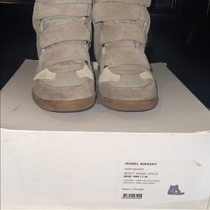 - Isabel Marants Beige Wedge Shoe